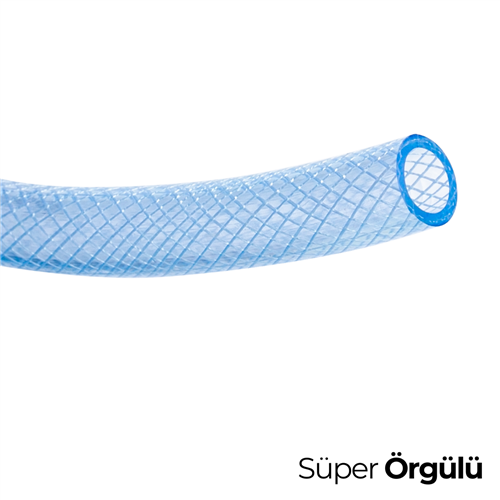 BAHÇE HORTUMU SİLİKONLU ÖRGÜLÜ -1- 50MT (renkli)